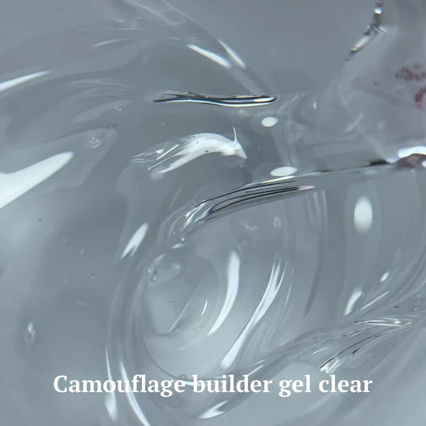NAILSOFTHEDAY Camouflage builder gel clear, gel constructor de camuflaje espeso transparente para uñas, 30 g