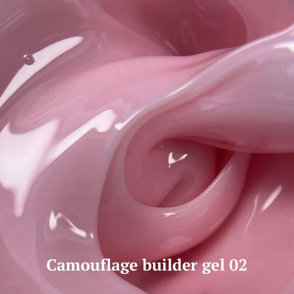 NAILSOFTHEDAY Camouflage builder gel 02 — gel constructor de camuflaje rosa pálido para uñas, 30 g