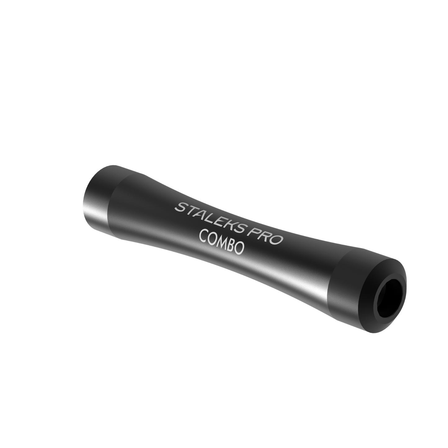 Staleks Pro Mango del empujador negro Combo UNIQ 10b para piezas de trabajo reemplazables