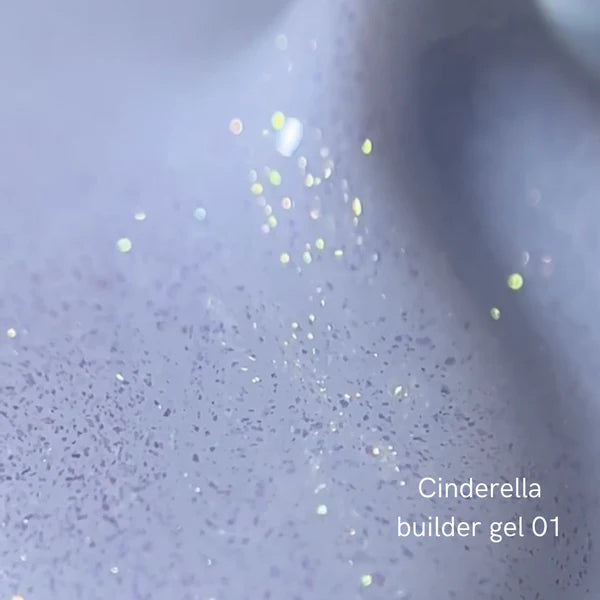NAILSOFTHEDAY Cinderella builder gel 01 — gel de construcción lechoso con cobertura nacarada para uñas, 15 g