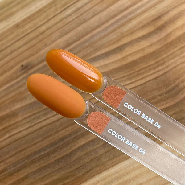 NAILSOFTHEDAY Color base 04 – base de color para uñas (naranja zanahoria), 10 ml