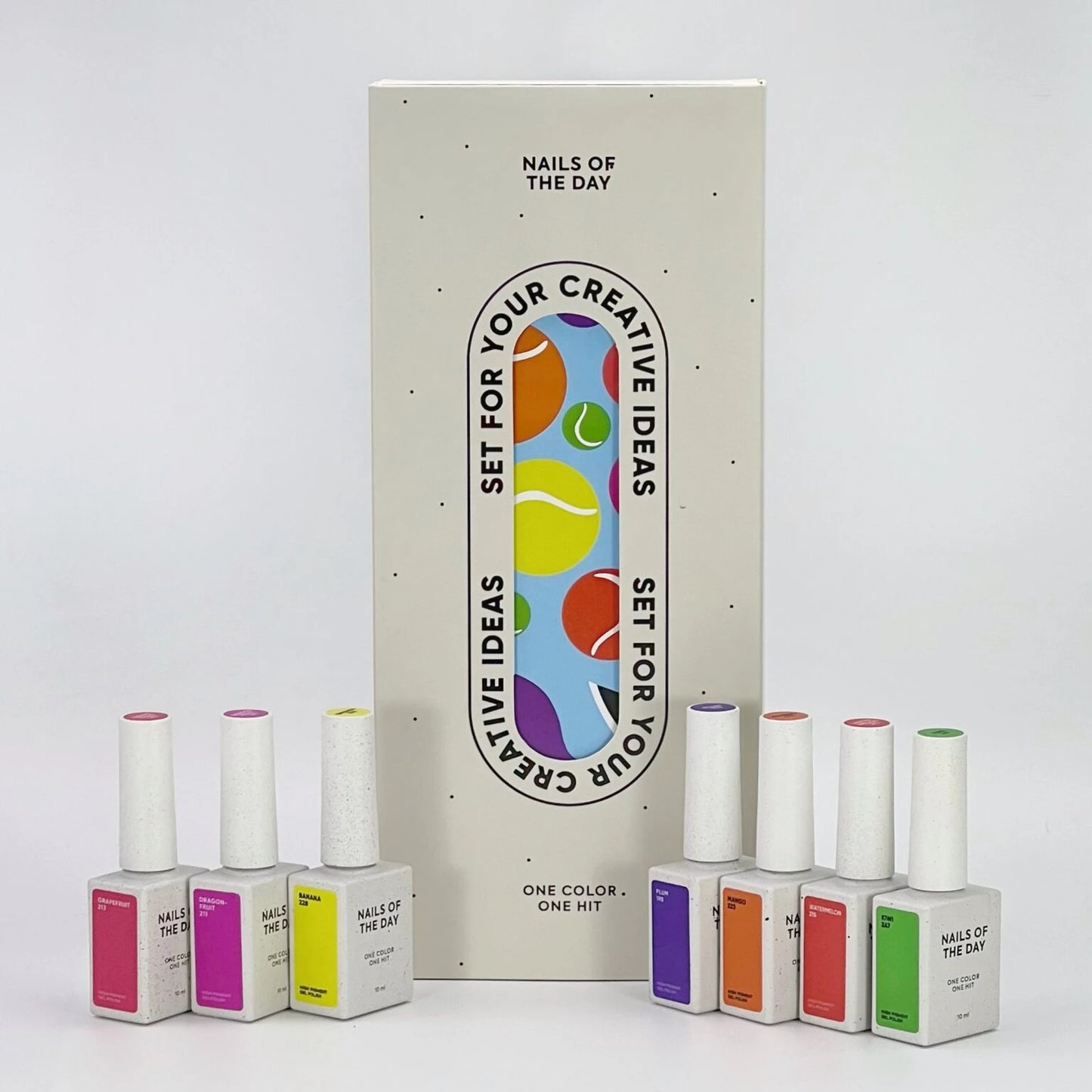 Pack de 7 Esmaltes – Colección Frutas de Verano