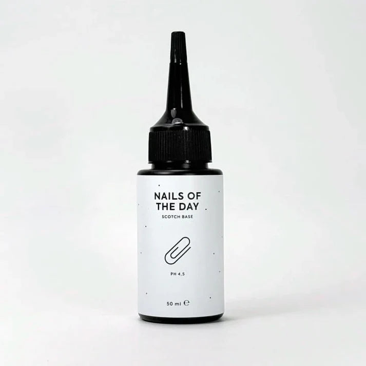 NAILSOFTHEDAY Scotch Base — base adhesiva líquida para uñas, 50 ml (recarga)
