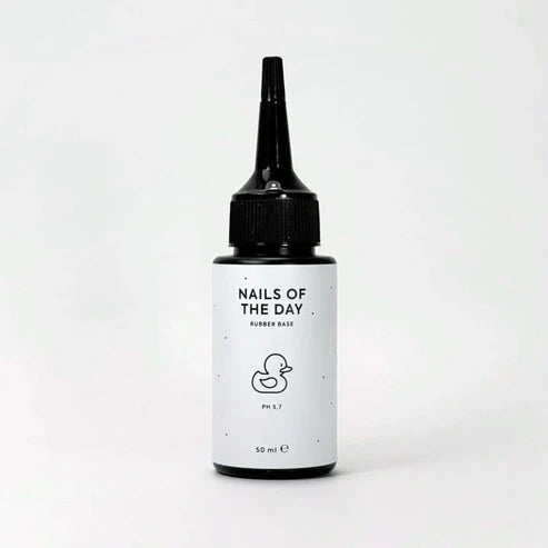NAILSOFTHEDAY Rubber Base – base de caucho para uñas, 50 ml (recarga)