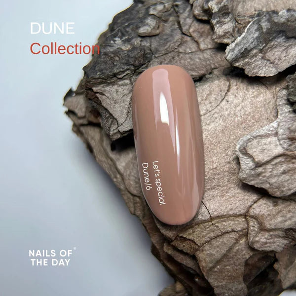 NAILSOFTHEDAY Let's Special Dune/6 — Esmalte semipermanente de uñas, arena nocturna del desierto, que cubre una capa, 10 ml
