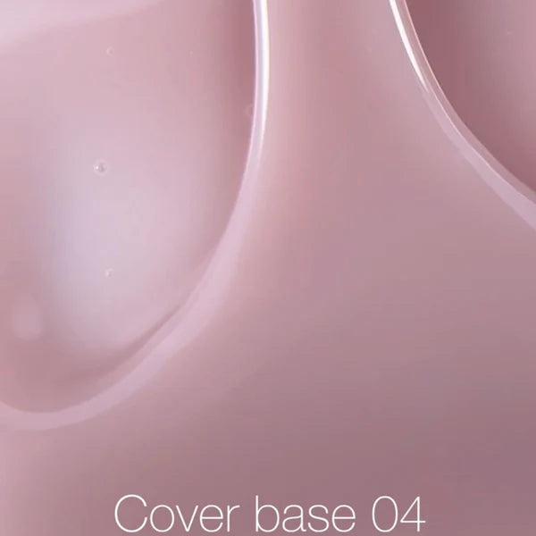 Nailsoftheday Cover base NEW Formula 04: base translúcida de color rosa polvo para uñas, 10 ml