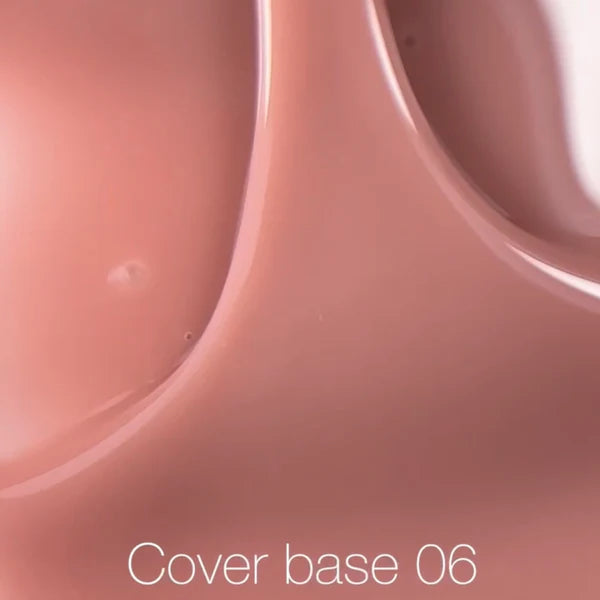 Nailsoftheday Cover base NEW Formula 06: base de camuflaje color melocotón nude para uñas, 10 ml