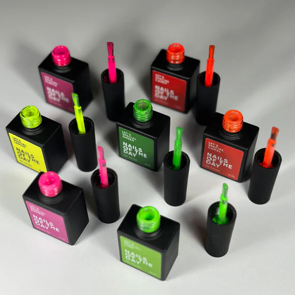 NAILSOFTHEDAY Let's Special Purple: un esmalte semipermanente especial de color rosa brillante que se superpone en una capa, 10 ml