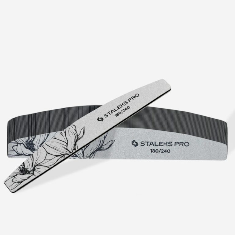 Staleks Lima mineral para uñas EXPERT 40 de media luna grano 180/240 (25 uds.)