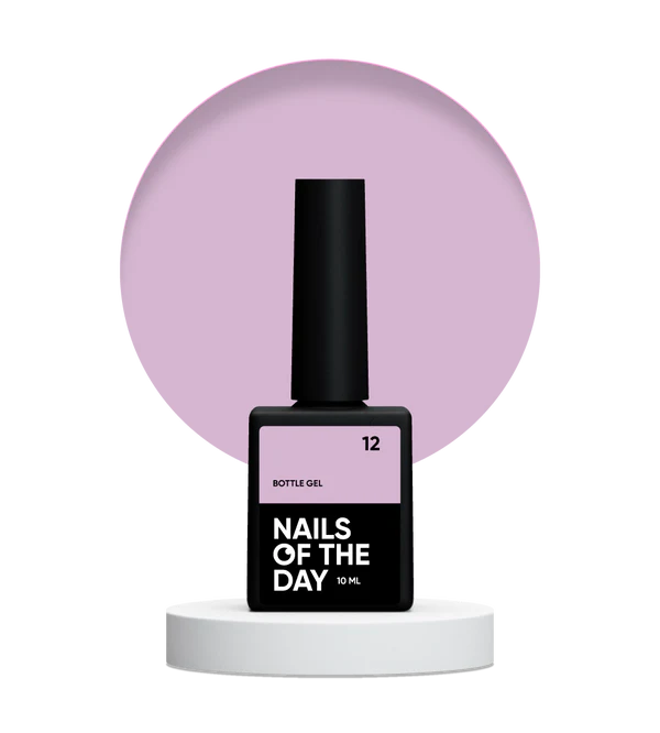 NAILSOFTHEDAY Bottle gel 12 — gel ultrafuerte para uñas, 10 ml