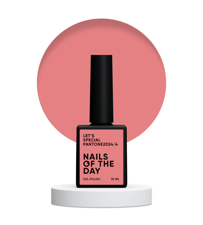 NAILSOFTHEDAY Let's Special Pantone2024/4 — Esmalte semipermanente de uñas melocotón que cubre en una capa, 10 ml