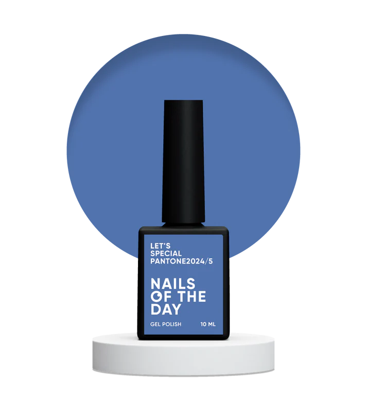 NAILSOFTHEDAY Let's Special Pantone2024/5 - esmalte semipermanente de uñas denim claro/aciano claro que cubre en una capa, 10 ml