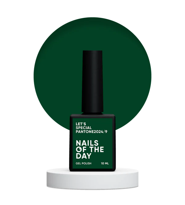 NAILSOFTHEDAY Let's Special Pantone2024/9 — Esmalte semipermanente de uñas verde hierba que cubre en dos capas finas, 10 ml