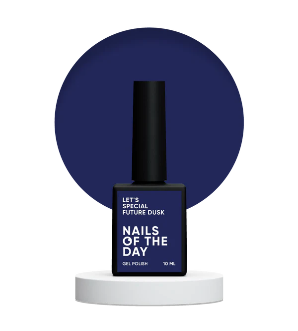 NAILSOFTHEDAY Let's Special Future Dusk — esmalte semipermanente de uñas de color azul oscuro, monocapa 10 ml