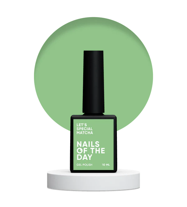 NAILSOFTHEDAY Let's Special Matcha — esmalte semipermanente de uñas color pistacho que cubre en una capa, 10 ml