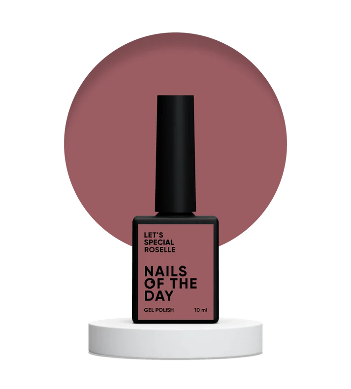 NAILSOFTHEDAY Let’s Special Roselle — esmalte semipermanente en un tono lila grisáceo, que cubre perfectamente en una sola capa, 10 ml