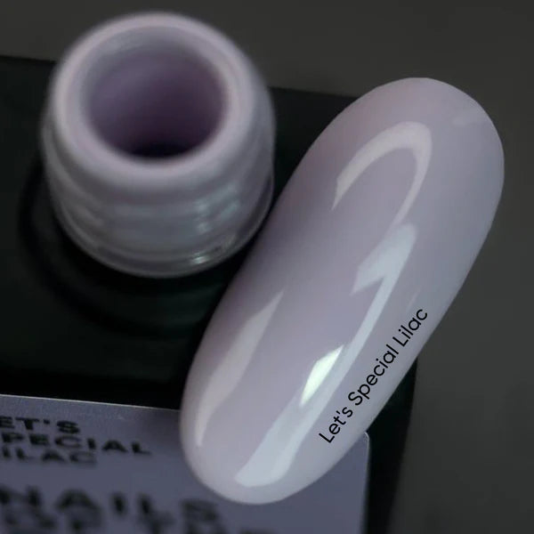 NAILSOFTHEDAY Let's Special Lilac — Esmalte semipermanente de uñas especial lila superpuesto en una capa, 10 ml