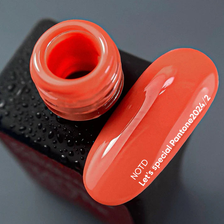 NAILSOFTHEDAY Let's Special Pantone2024/2 - esmalte semipermanente monocapa salmón/zanahoria, 10 ml