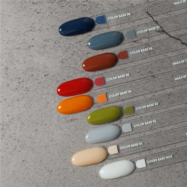 NAILSOFTHEDAY Color base 04 – base de color para uñas (naranja zanahoria), 10 ml