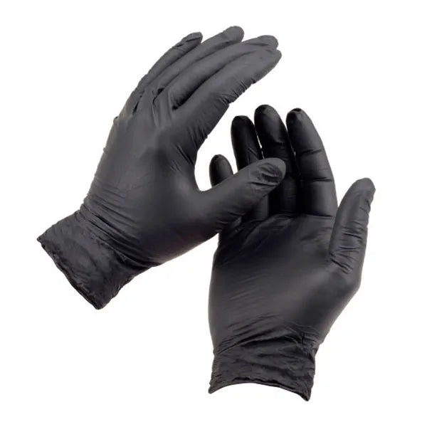 Guantes de Nitrilo sin polvo color negro