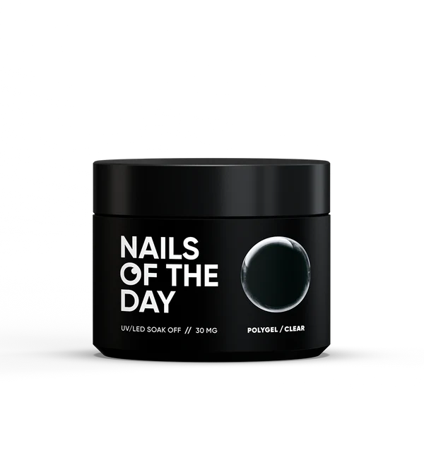 NAILSOFTHEDAY Polygel Clear— Polygel de grano fino, transparente 30 g