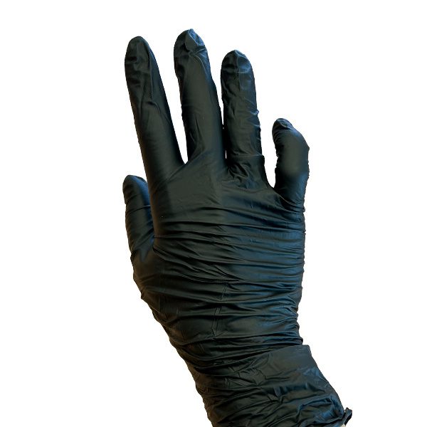 Guantes de Nitrilo sin polvo color negro