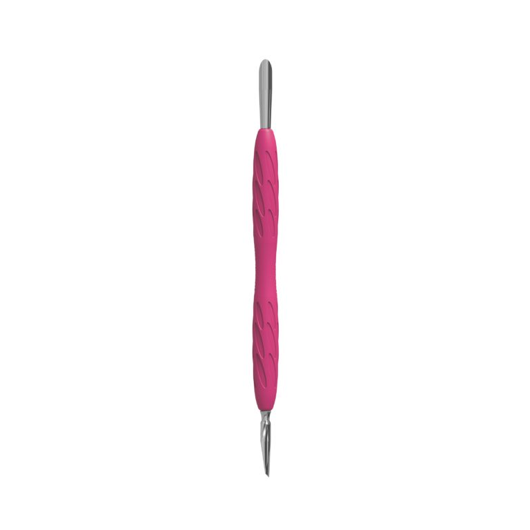 Empujador de manicura Staleks con mango de silicona UNIQ 10 TIPO 2