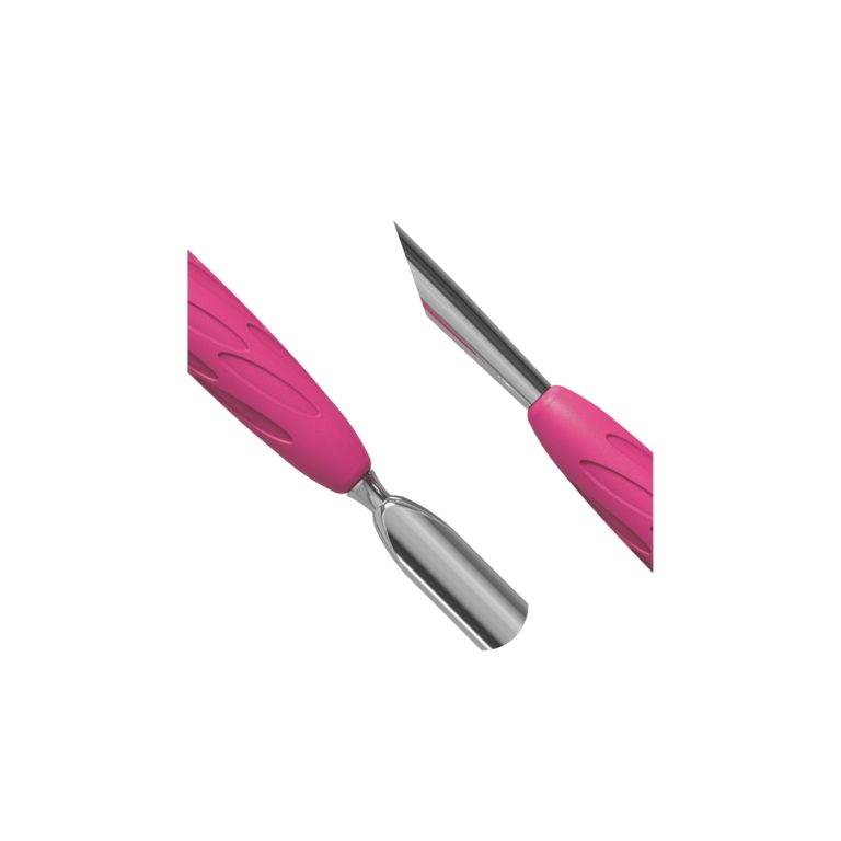 Empujador de manicura Staleks con mango de silicona UNIQ 10 TIPO 2