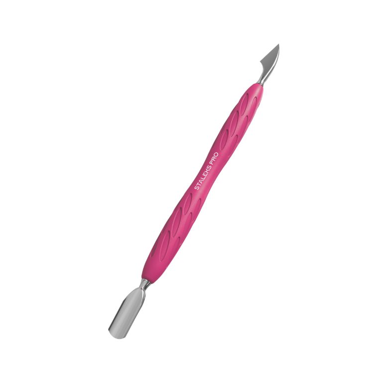 Empujador de manicura Staleks con mango de silicona UNIQ 10 TIPO 3