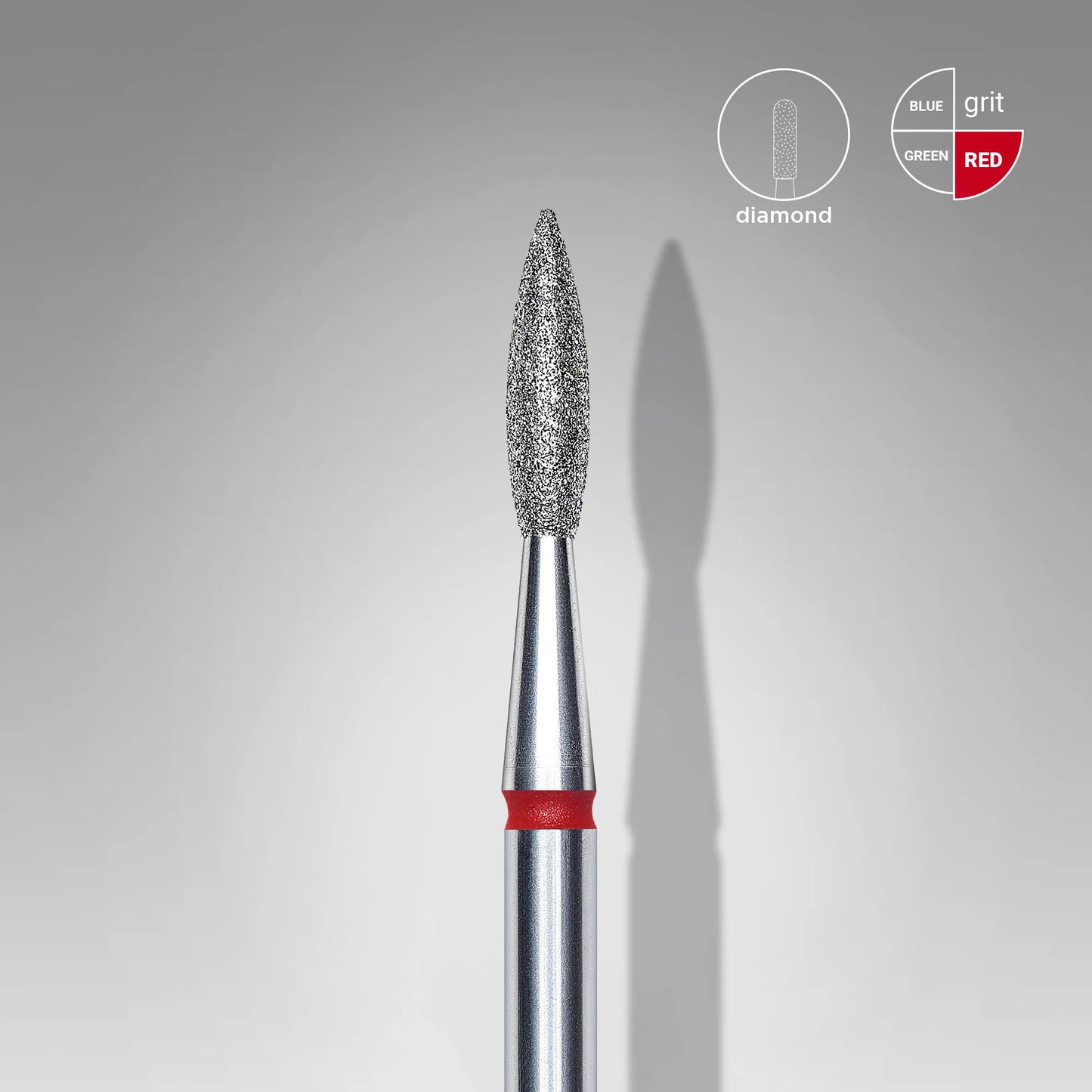 Staleks Pro Punta diamante, de punta «flama afilada» 2.1 mm