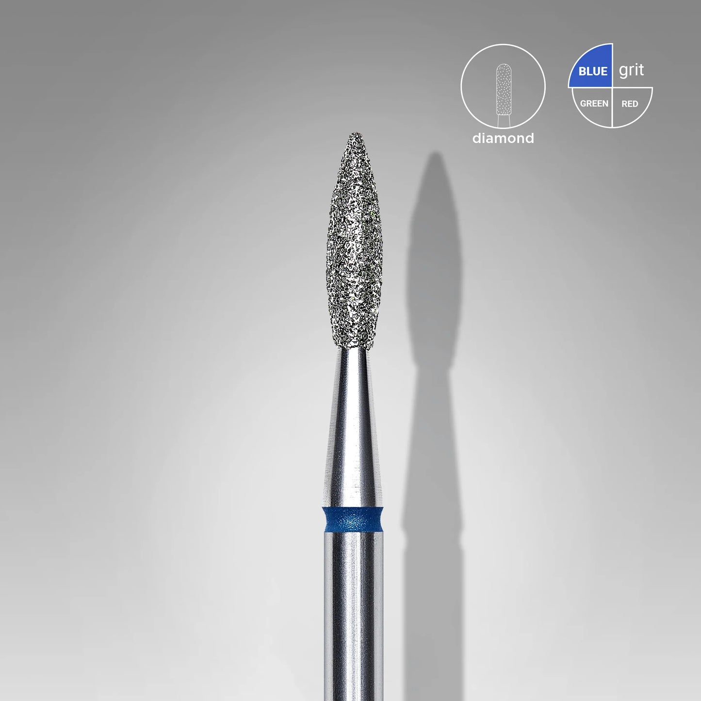 Staleks Pro Punta diamante, de punta «flama afilada» 2.1 mm