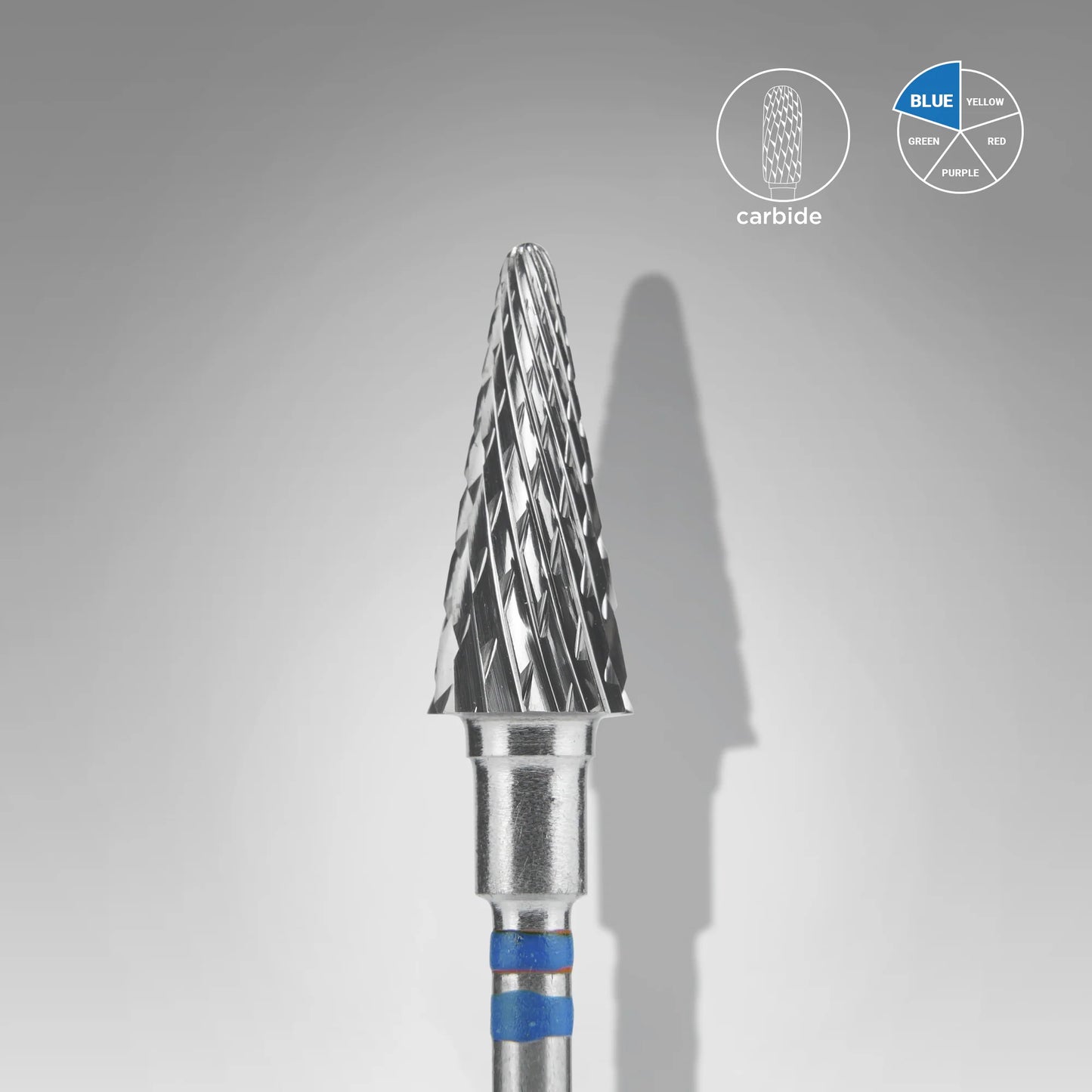 Staleks Pro Broca de metal duro para clavos para zurdos cono azul EXPERT diámetro de la cabeza 6 mm / pieza de trabajo 14 mm