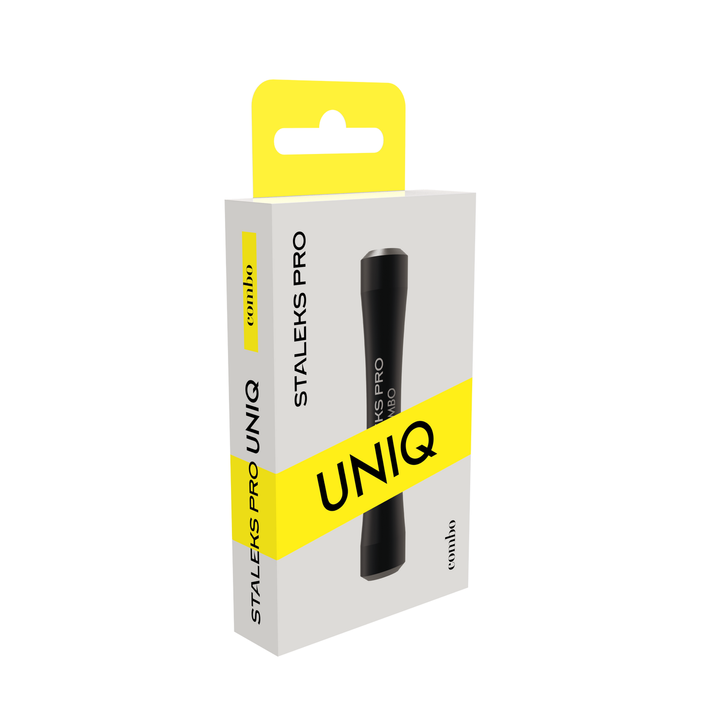 Staleks Pro Mango del empujador negro Combo UNIQ 10b para piezas de trabajo reemplazables