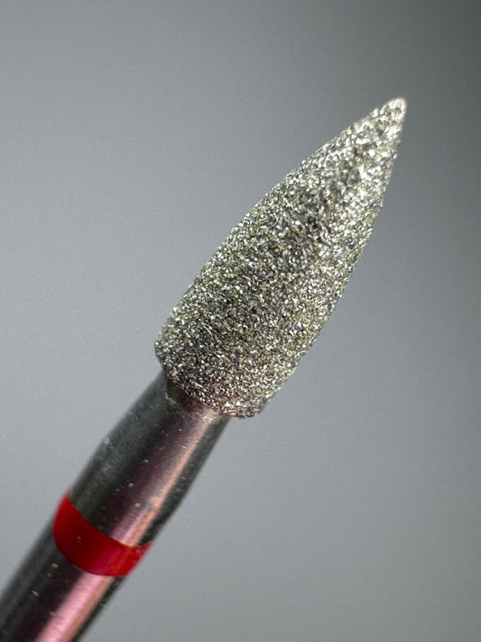 Fresa de diamante forma lanza – grano fino (4 mm / 6 mm)