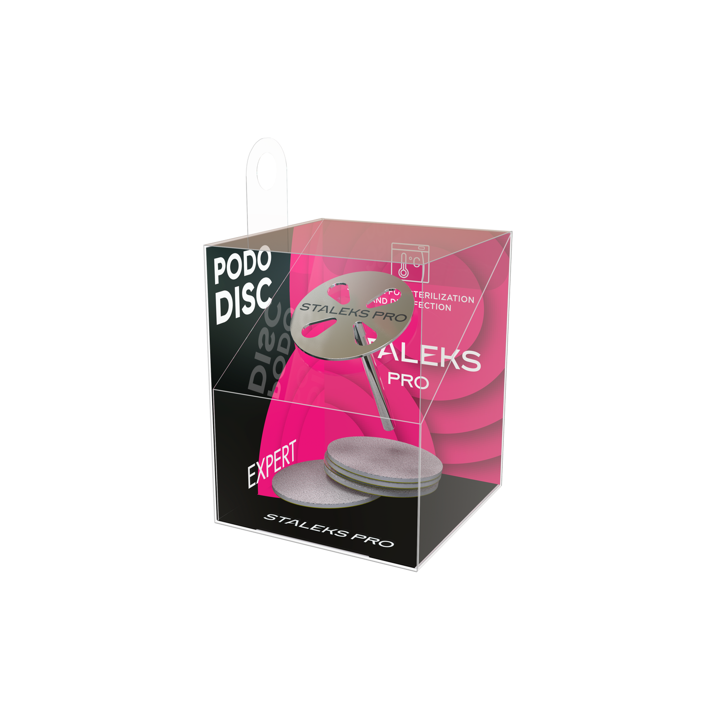 Staleks Pro Disco de pedicura PODODISC M EXPERT y juego de limas desechables grano 180 5 uds (20 mm)