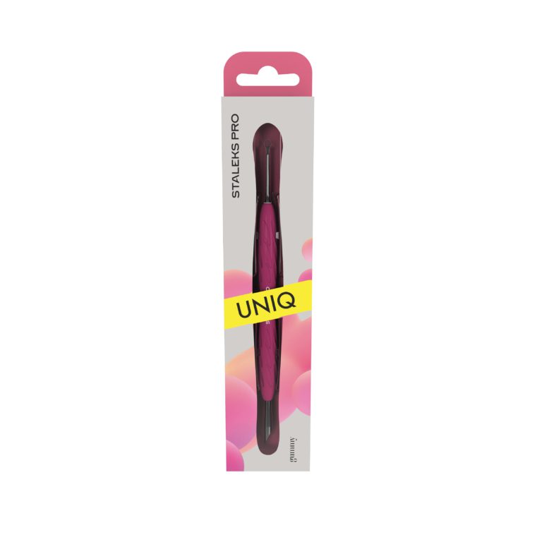 Staleks Empujador de manicura Staleks con mango de silicona UNIQ 11 TIPO 2