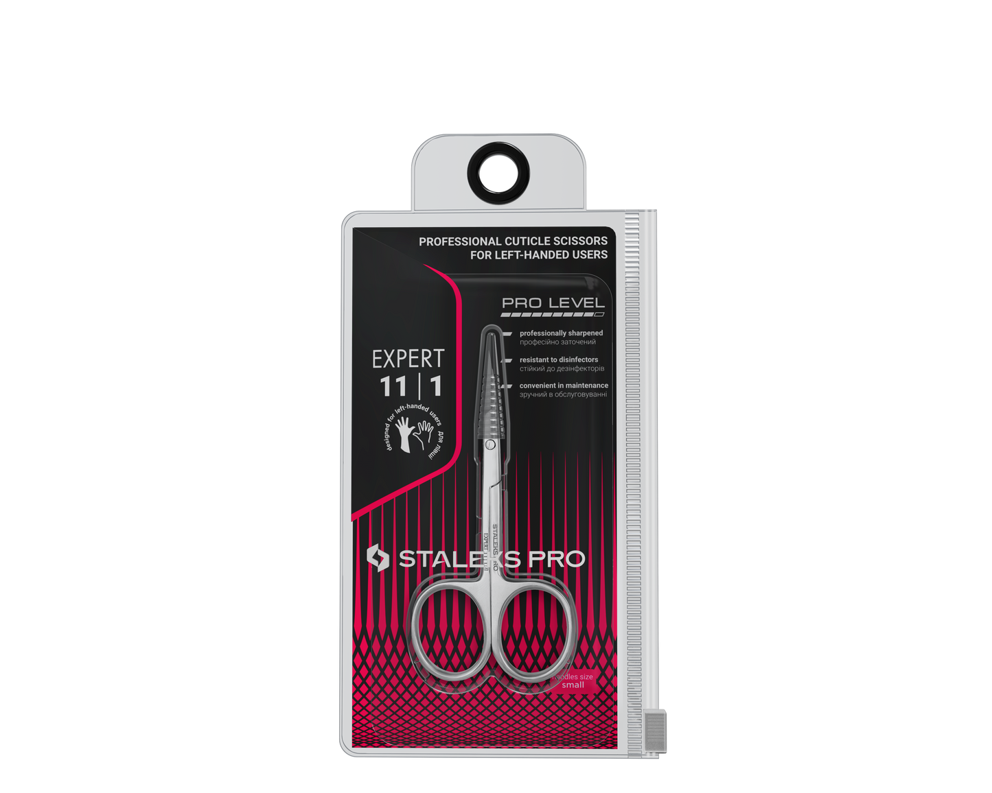 Staleks Pro Tijeras profesionales para cutícula para zurdos EXPERT 11 TYPE 1