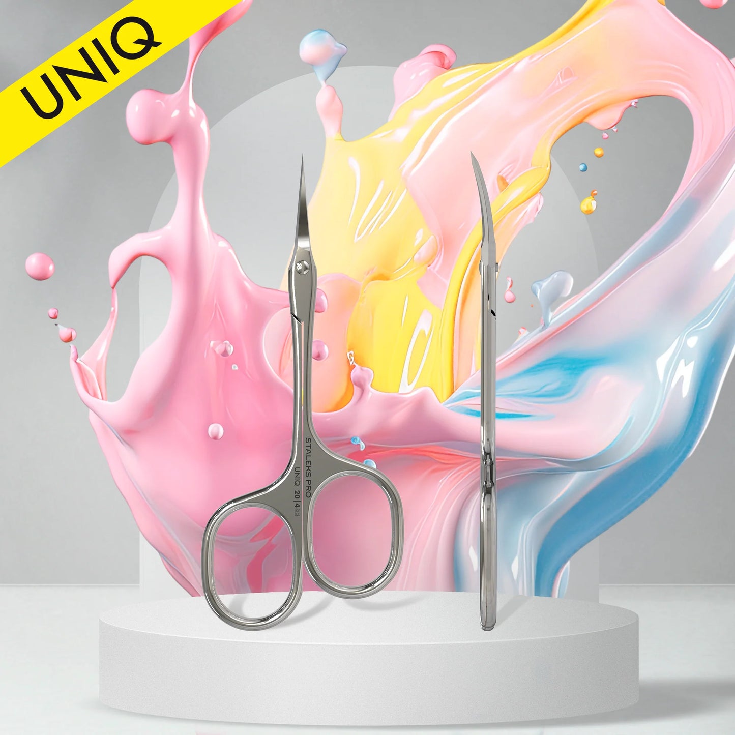 Staleks Pro Tijeras Profesionales Para Cutícula "Asymmetric" UNIQ 20 TYPE 4
