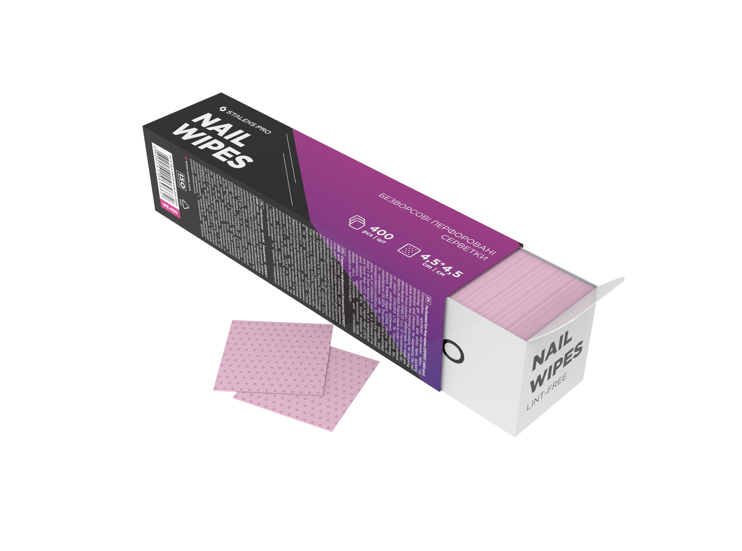 Staleks Pro Toallitas perforadas sin pelusa EXPERT (400 uds.)