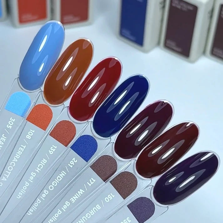 NAILSOFTHEDAY Gel Polish Jeans — esmalte semipermanente azul vaquero con cobertura completa en una sola capa. 10 ml
