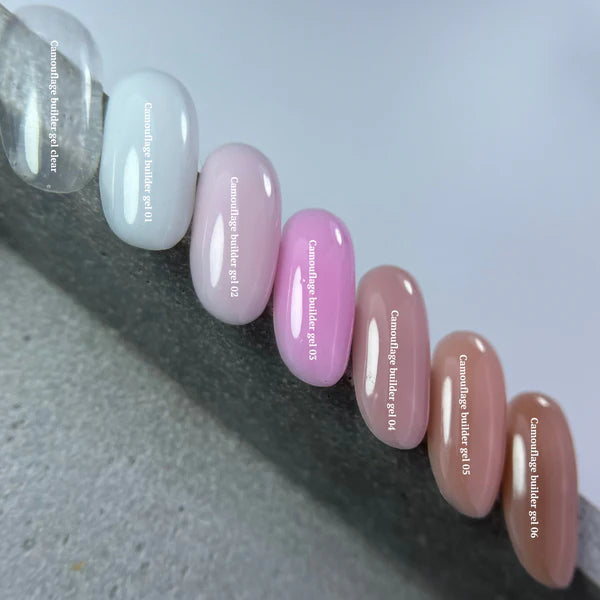 NAILSOFTHEDAY Camouflage builder gel clear, gel constructor de camuflaje espeso transparente para uñas, 30 g