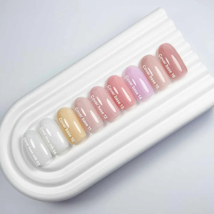 Nailsoftheday Cover Base NEW Formula 13 — base camufladora en un tono rosa nude, ideal para uñas, 30 ml.