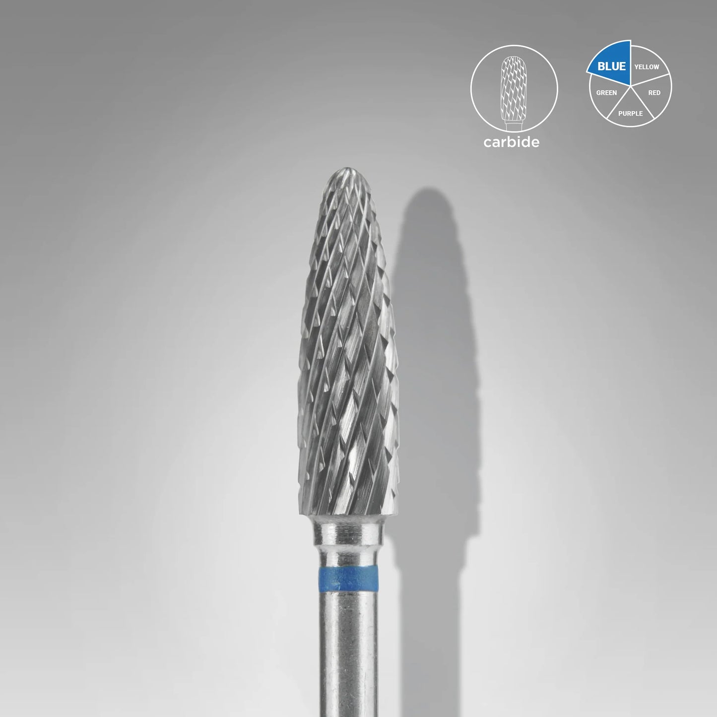 Staleks Pro Broca de metal duro para clavos maíz azul EXPERT diámetro de la cabeza 4 mm / pieza de trabajo 14 mm