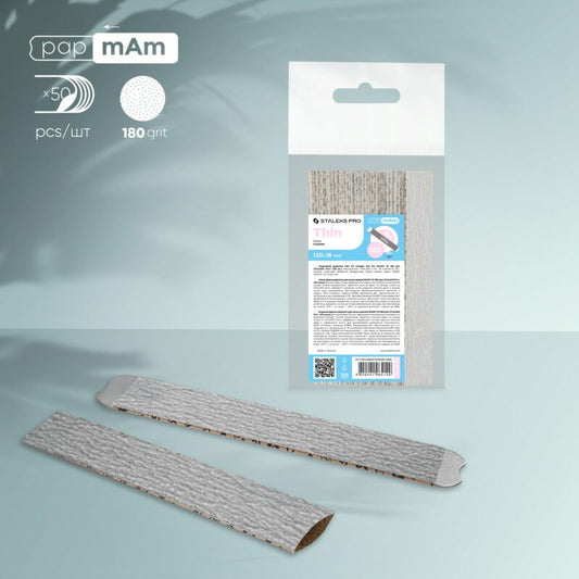 Staleks Recambios papmAm para las limas rectas SMART 22, grano 180 (50 Uds.)