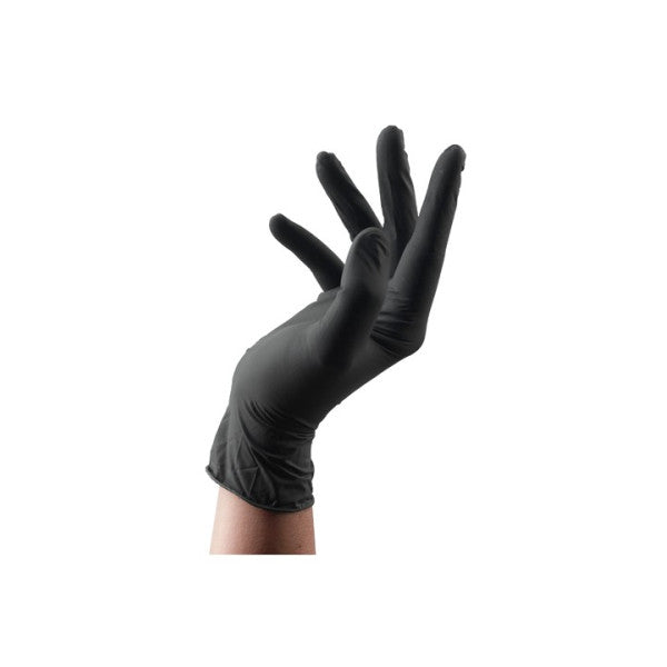 Guantes de Nitrilo sin polvo color negro