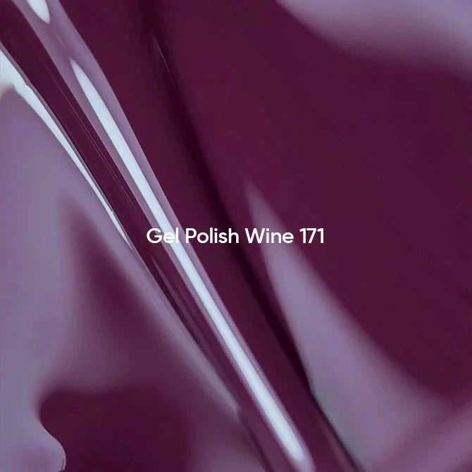 NAILSOFTHEDAY Gel Polish Wine — esmalte semipermanente en tono vino uva con cobertura completa en una sola capa. 10 ml.
