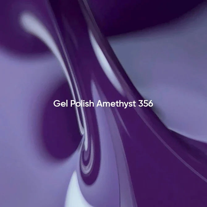 NAILSOFTHEDAY Gel Polish Amethyst — esmalte semipermanente en tono púrpura amatista oscuro con cobertura completa en una sola capa. 10 ml.