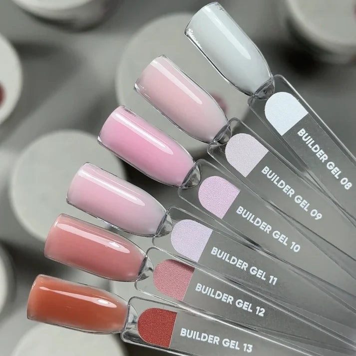 NAILSOFTHEDAY Builder Gel 13 — gel caramelo oscuro para extensiones de uñas, 30 ml