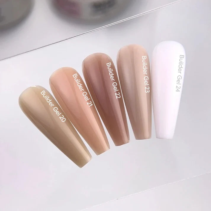 NAILSOFTHEDAY Builder Gel 22 — gel nude para extensiones de uñas, 15 ml