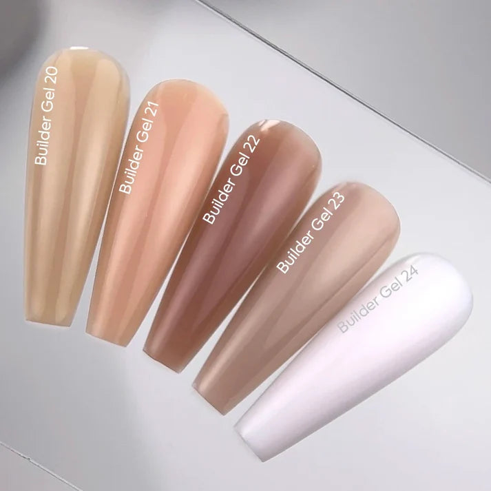NAILSOFTHEDAY Builder Gel 22 — gel nude para extensiones de uñas, 15 ml